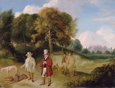J.M.W. Turner e Walter Fawkes a Farnley Hall da Joseph Mallord William Turner